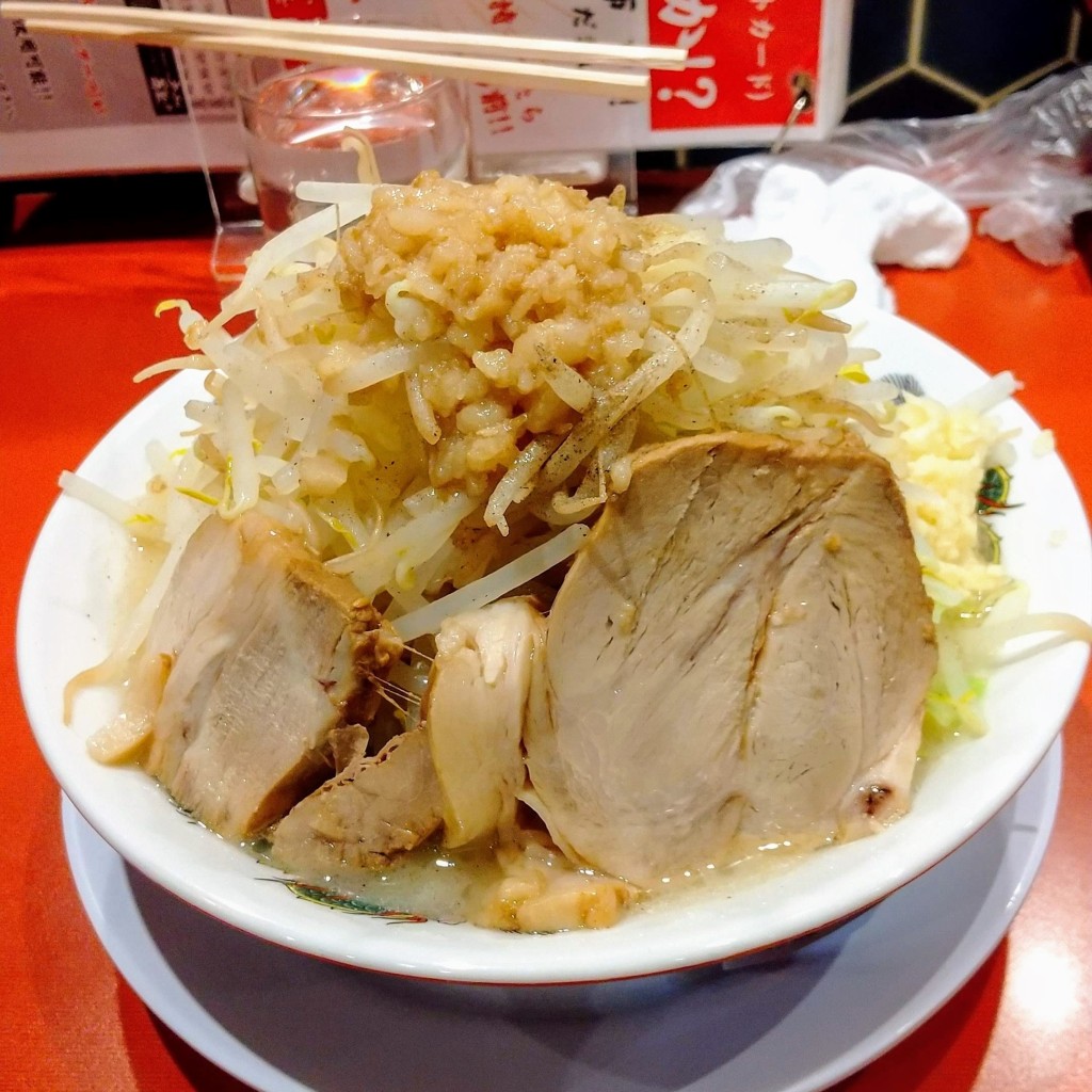 ユーザーが投稿したラーメンの写真 - 実際訪問したユーザーが直接撮影して投稿した今福西ラーメン / つけ麺ラーメン 男塾!! 蒲生4丁目店の写真