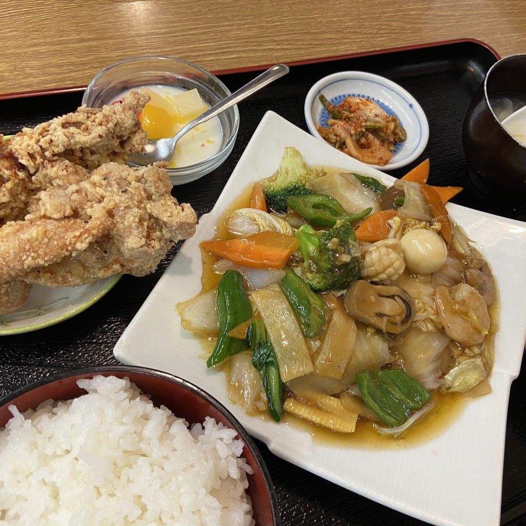 ユーザーが投稿した八宝菜定食の写真 - 実際訪問したユーザーが直接撮影して投稿した田町台湾料理弘祥 佐倉店の写真
