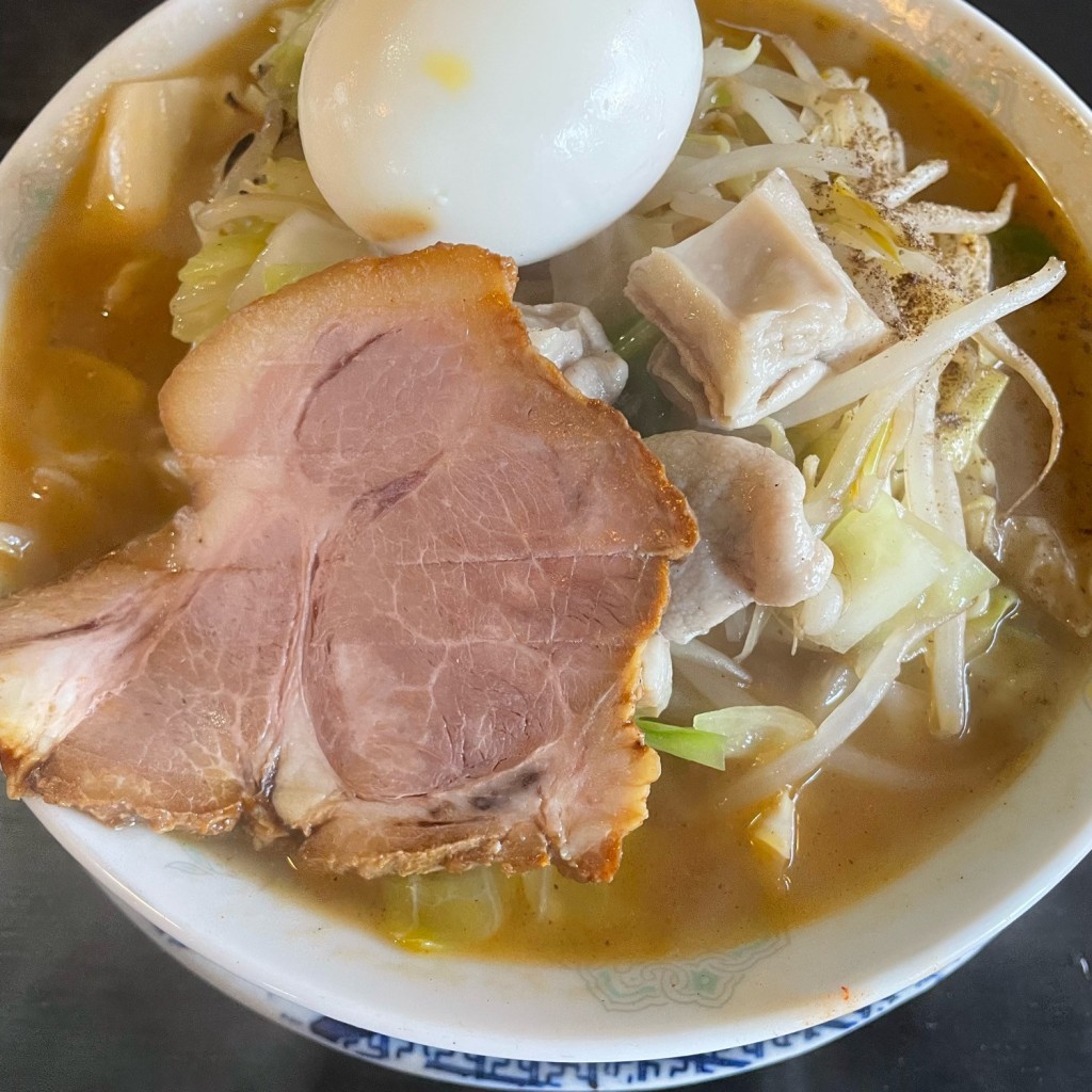 ユーザーが投稿した特製ラーメン 玉子の写真 - 実際訪問したユーザーが直接撮影して投稿した上脇町ラーメン / つけ麺ラーメン 達磨食堂の写真