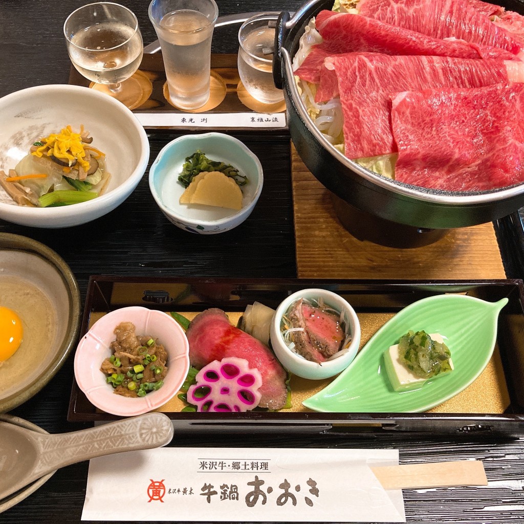 ユーザーが投稿した牛寿司一貫の写真 - 実際訪問したユーザーが直接撮影して投稿した駅前すき焼き牛鍋 おおきの写真