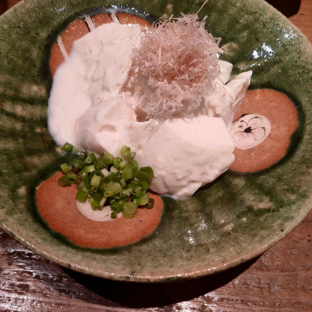 ユーザーが投稿したおぼろ豆腐の冷奴の写真 - 実際訪問したユーザーが直接撮影して投稿した浅草懐石料理 / 割烹こへるとの写真