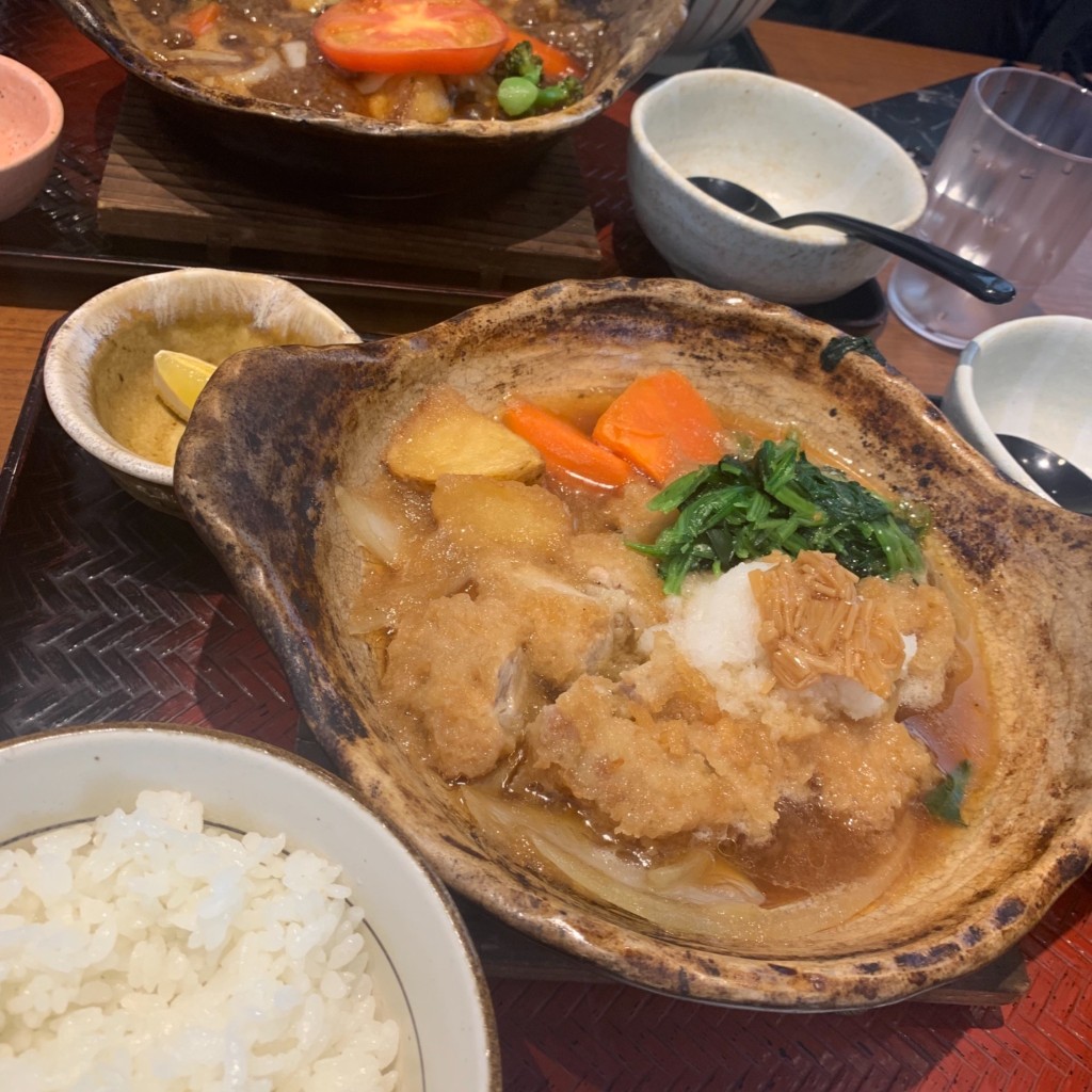 ユーザーが投稿した[定食]チキンかあさん煮の写真 - 実際訪問したユーザーが直接撮影して投稿した光が丘定食屋大戸屋 光が丘店の写真