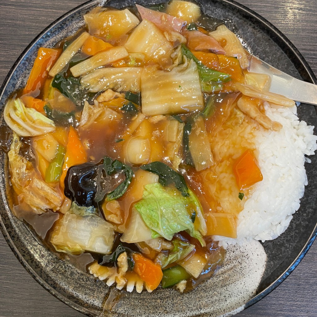 ユーザーが投稿した五目中華飯の写真 - 実際訪問したユーザーが直接撮影して投稿した昭和中央中華料理暖龍 イオンモール釧路昭和店の写真