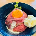 ローストビーフ丼レギュラー - 実際訪問したユーザーが直接撮影して投稿した船津居酒屋エンガワ1441の写真のメニュー情報