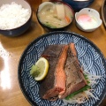 炙り鮭刺身 - 実際訪問したユーザーが直接撮影して投稿した南安長魚介 / 海鮮料理おはよう堂の写真のメニュー情報
