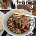 実際訪問したユーザーが直接撮影して投稿した緑ラーメン / つけ麺なりや・つけそばの写真