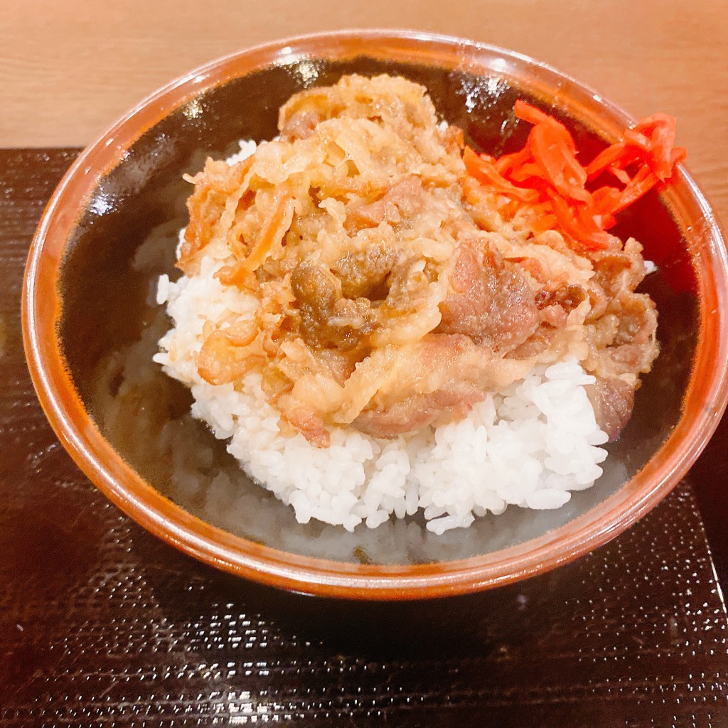 ユーザーが投稿した牛丼の写真 - 実際訪問したユーザーが直接撮影して投稿した広古新開うどん丸亀製麺 呉広店の写真