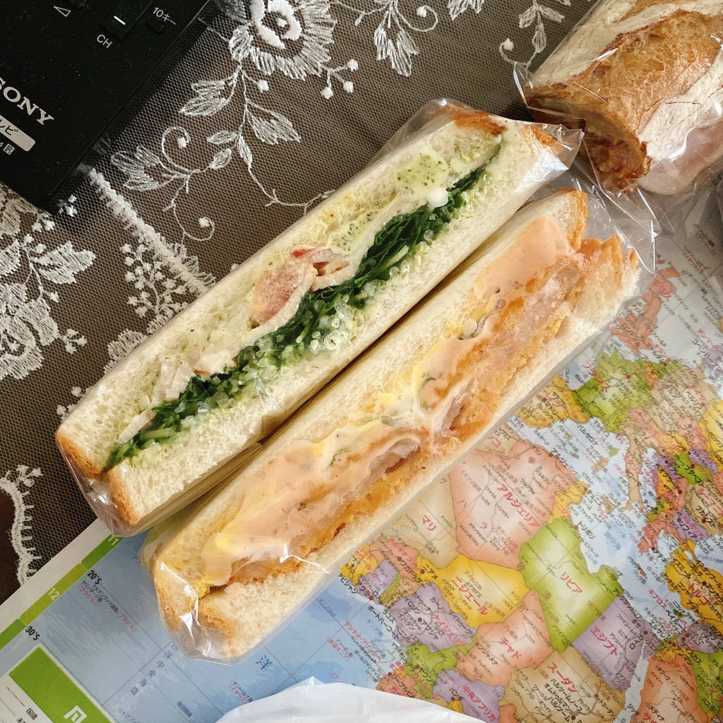 ユーザーが投稿したサンドウィッチの写真 - 実際訪問したユーザーが直接撮影して投稿した木幡ベーカリー天使のパンの写真