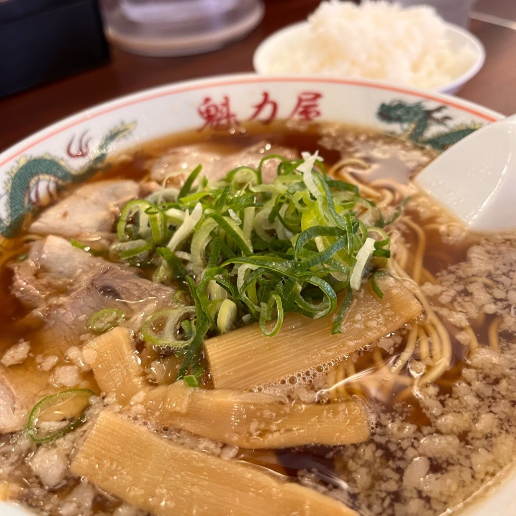 FUJI山のグルメ記録帳さんが投稿した我孫子東ラーメン専門店のお店ラーメン 魁力屋 我孫子店/らーめんかいりきやあびこてんの写真