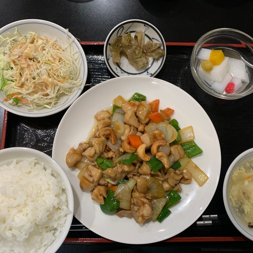 ユーザーが投稿した腰果鶏丁Lunchの写真 - 実際訪問したユーザーが直接撮影して投稿した大森北中華料理王府家宴 大森駅前店の写真