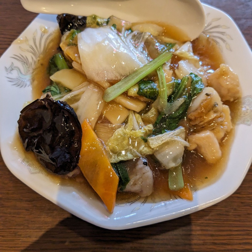 ユーザーが投稿したタンタン麺セットの写真 - 実際訪問したユーザーが直接撮影して投稿した末広町中華料理美食中華 泰山 柏店の写真