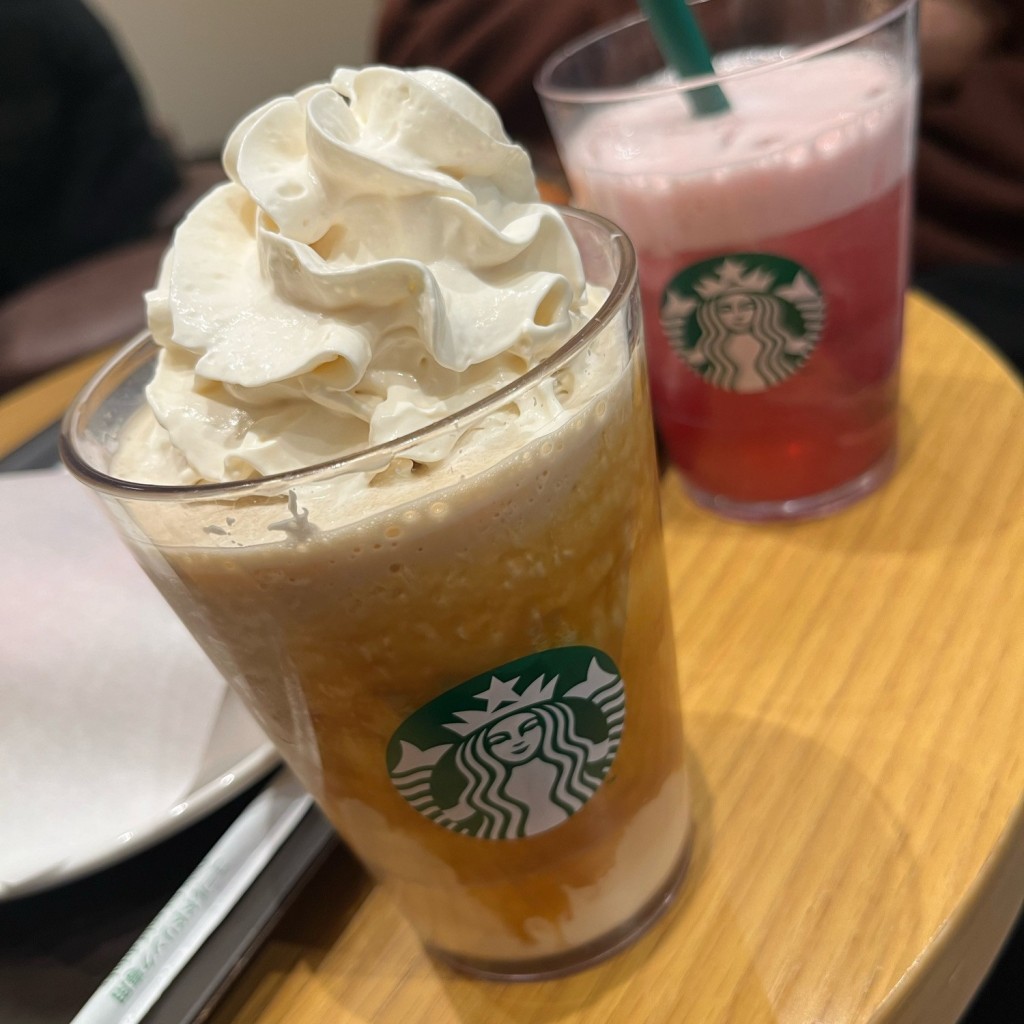 ユーザーが投稿したT キャラメリー ミルクコーヒー フラペチーノの写真 - 実際訪問したユーザーが直接撮影して投稿した堀川町カフェスターバックス コーヒー ラゾーナ川崎1階店の写真