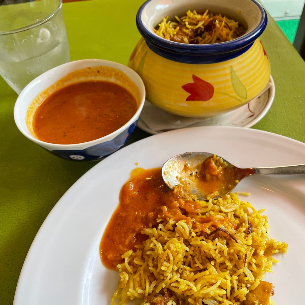 ユーザーが投稿したビリヤニランチの写真 - 実際訪問したユーザーが直接撮影して投稿した六本木インド料理Down Town B'sの写真