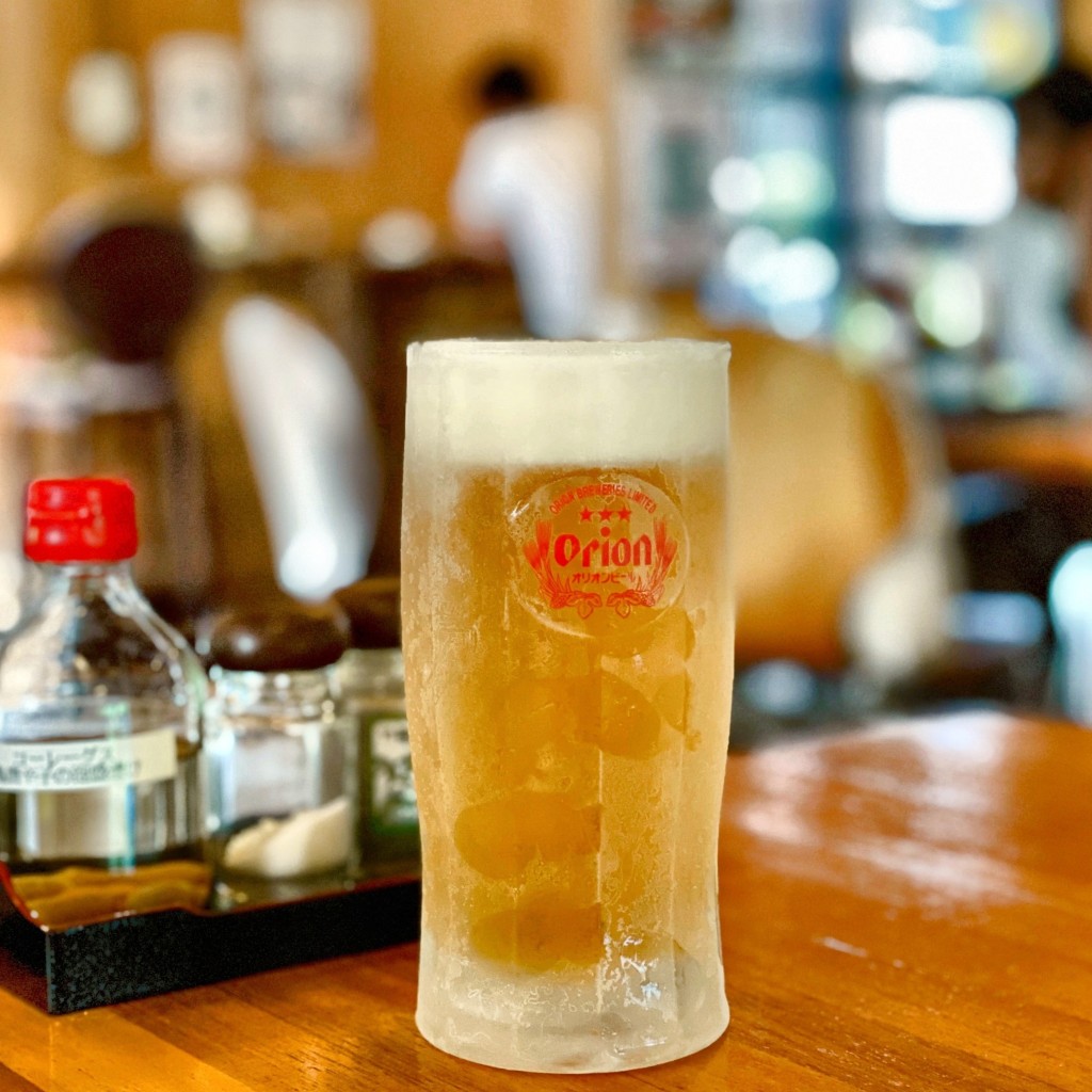 ユーザーが投稿した生ビールの写真 - 実際訪問したユーザーが直接撮影して投稿した竹富郷土料理お食事処 かにふの写真