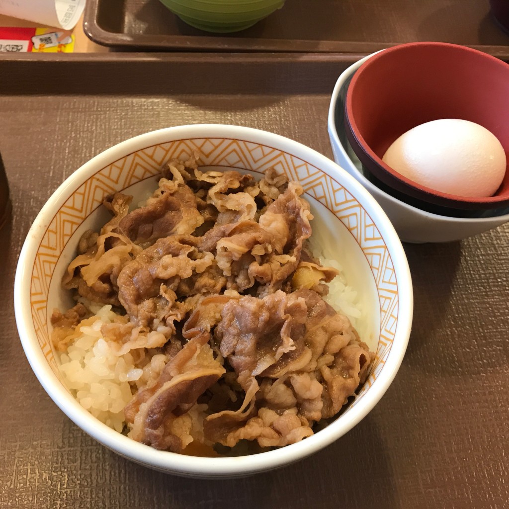 ユーザーが投稿した牛丼ミニの写真 - 実際訪問したユーザーが直接撮影して投稿した潮江牛丼すき家 JR尼崎駅北口店の写真