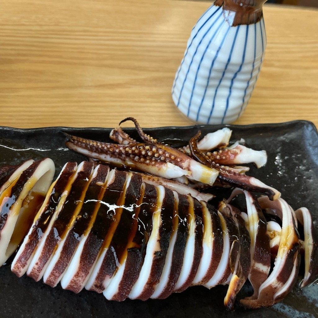 ユーザーが投稿したイカの丸焼きの写真 - 実際訪問したユーザーが直接撮影して投稿した江の島定食屋遊覧亭の写真