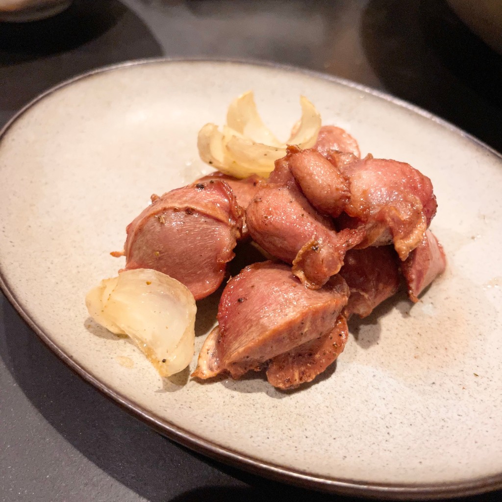 ユーザーが投稿した砂肝とゆり根の写真 - 実際訪問したユーザーが直接撮影して投稿した鷹番中華料理farm studio #203の写真