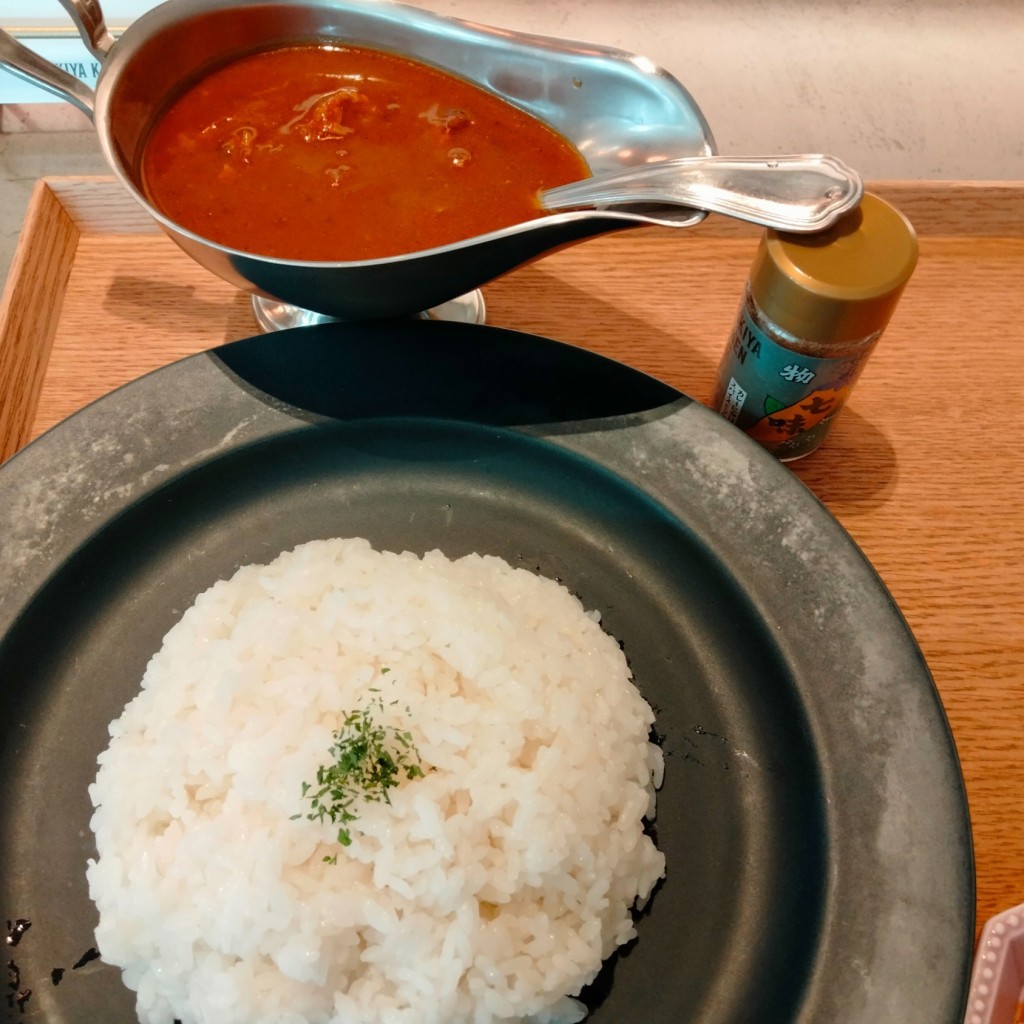 ユーザーが投稿したNK牛すじカレーの写真 - 実際訪問したユーザーが直接撮影して投稿した中央カレーNISHIKIYA KITCHEN 仙台パルコ店の写真