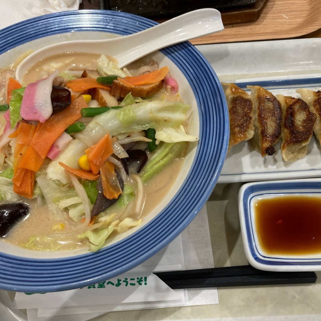 ユーザーが投稿した麺少量 野菜ちゃんの写真 - 実際訪問したユーザーが直接撮影して投稿した美女木東ちゃんぽんリンガーハット イオンモール北戸田店の写真