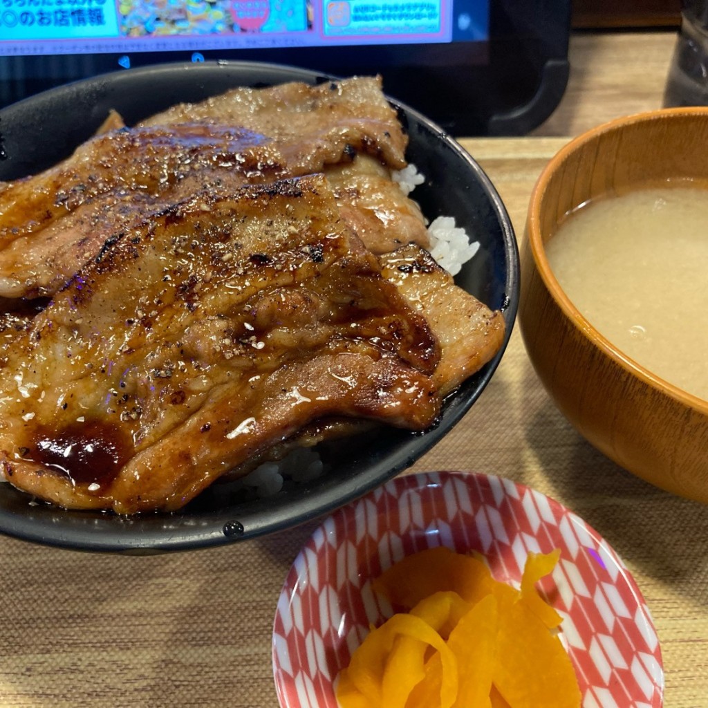 ユーザーが投稿した炭焼豚丼の写真 - 実際訪問したユーザーが直接撮影して投稿した北五条西焼鳥たま アピア店の写真