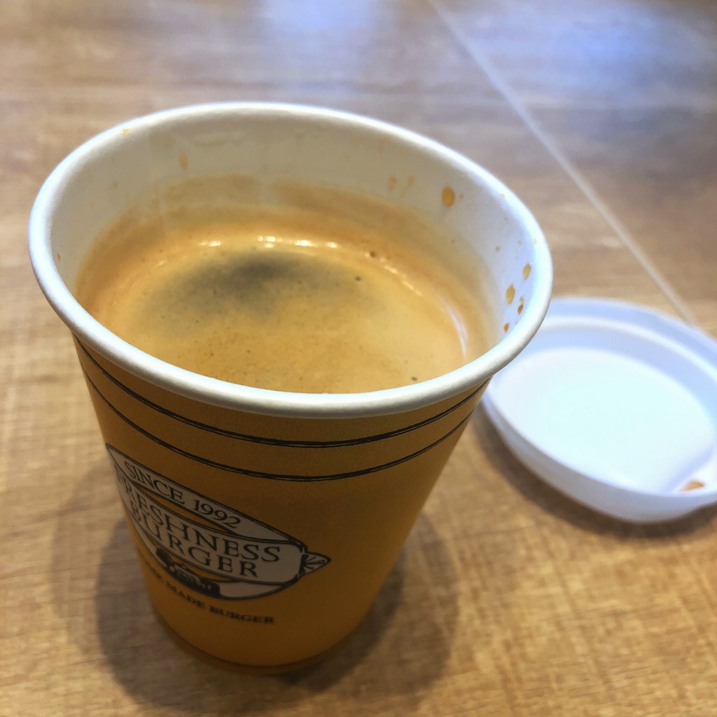 ユーザーが投稿したブレンドコーヒーの写真 - 実際訪問したユーザーが直接撮影して投稿した室町ハンバーガーフレッシュネスバーガー リバーウォーク北九州店の写真