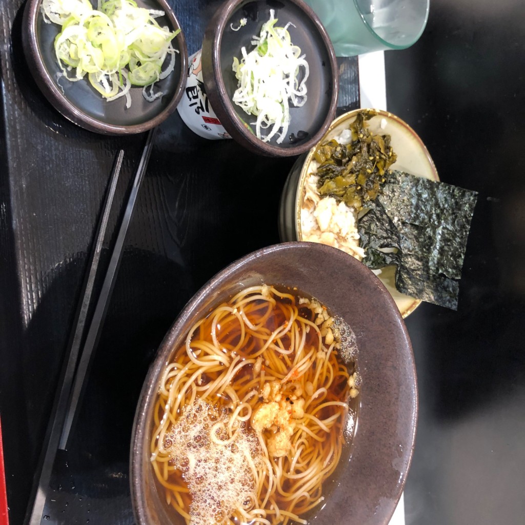 ユーザーが投稿した朝食焼鯖ごはん (温)の写真 - 実際訪問したユーザーが直接撮影して投稿した池袋そばゆで太郎 池袋2丁目店の写真