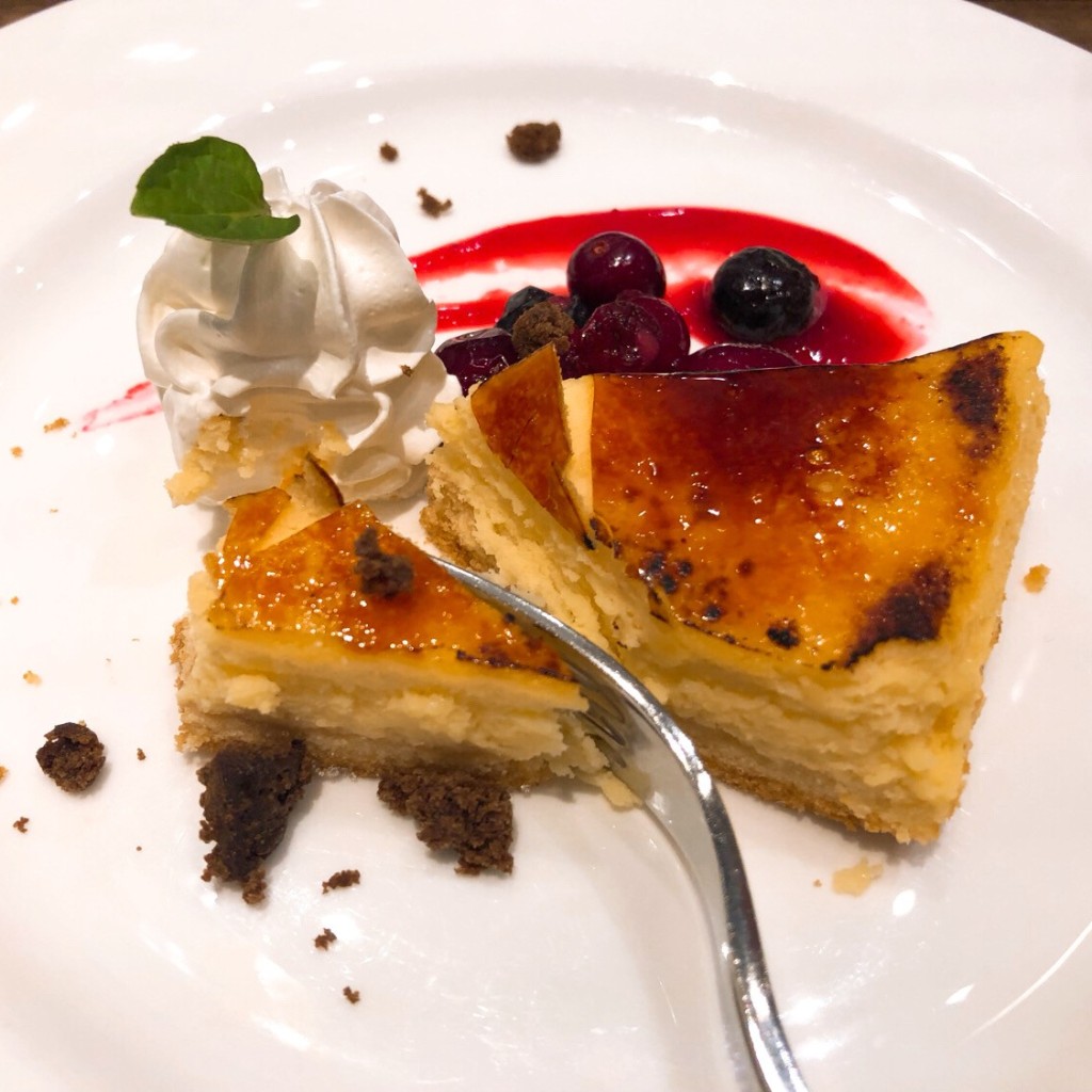 ユーザーが投稿したチーズケーキの写真 - 実際訪問したユーザーが直接撮影して投稿した新千葉カフェcommon cafe 千葉駅店の写真