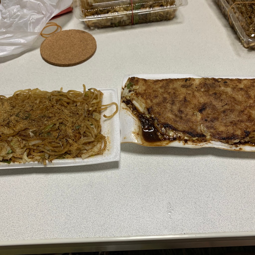 ユーザーが投稿した焼きそばの写真 - 実際訪問したユーザーが直接撮影して投稿した外神お好み焼きうめづお好み焼・やきそば店の写真