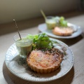 サーモンキッシュと菜の花ポタージュのプレート - 実際訪問したユーザーが直接撮影して投稿した国泰寺町カフェキプフェルの写真のメニュー情報