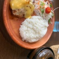 LunchチーズDセット - 実際訪問したユーザーが直接撮影して投稿した緑町ハンバーグびっくりドンキー 春日部店の写真のメニュー情報