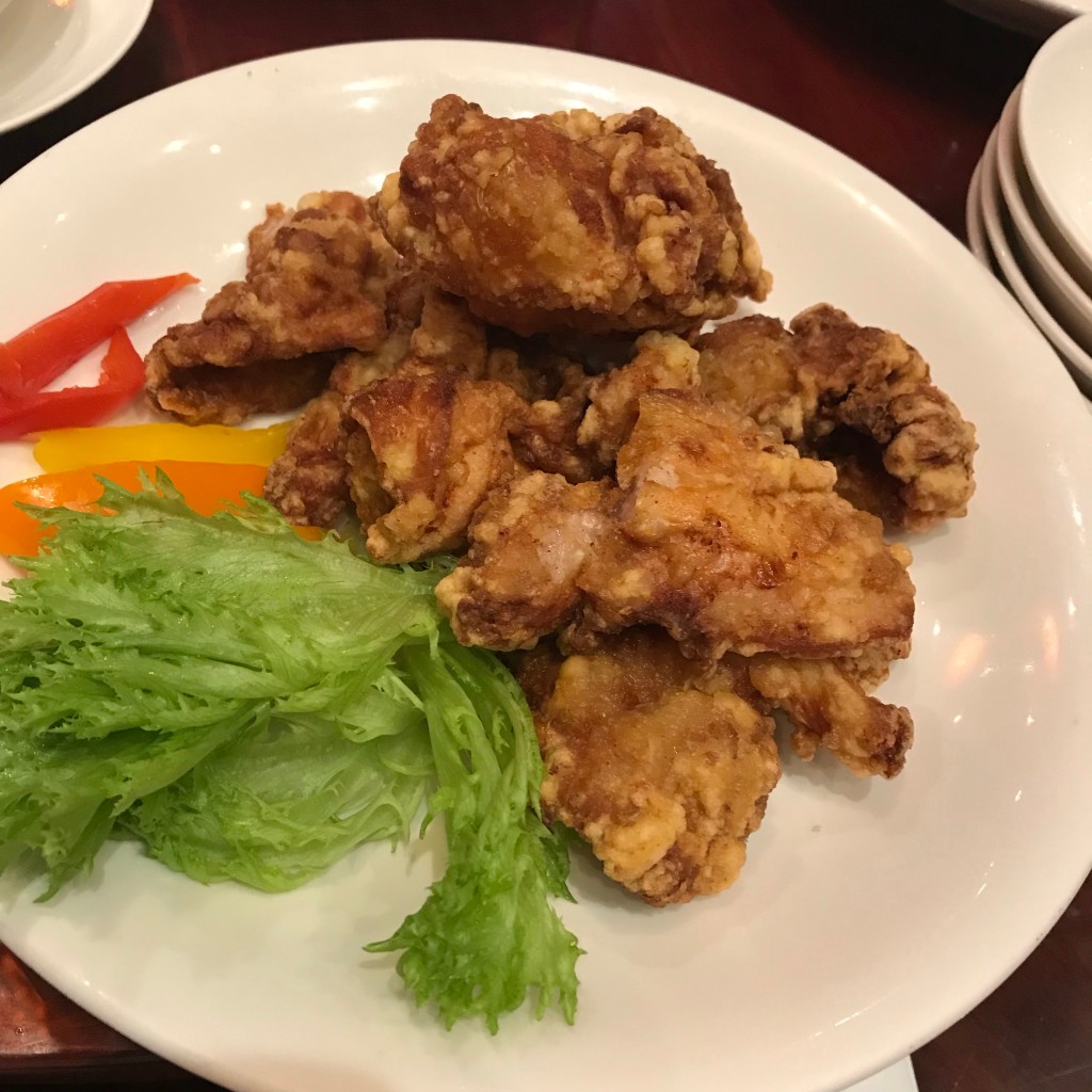 ユーザーが投稿した大山鶏の唐揚げの写真 - 実際訪問したユーザーが直接撮影して投稿した山下町広東料理萬珍樓 本店の写真