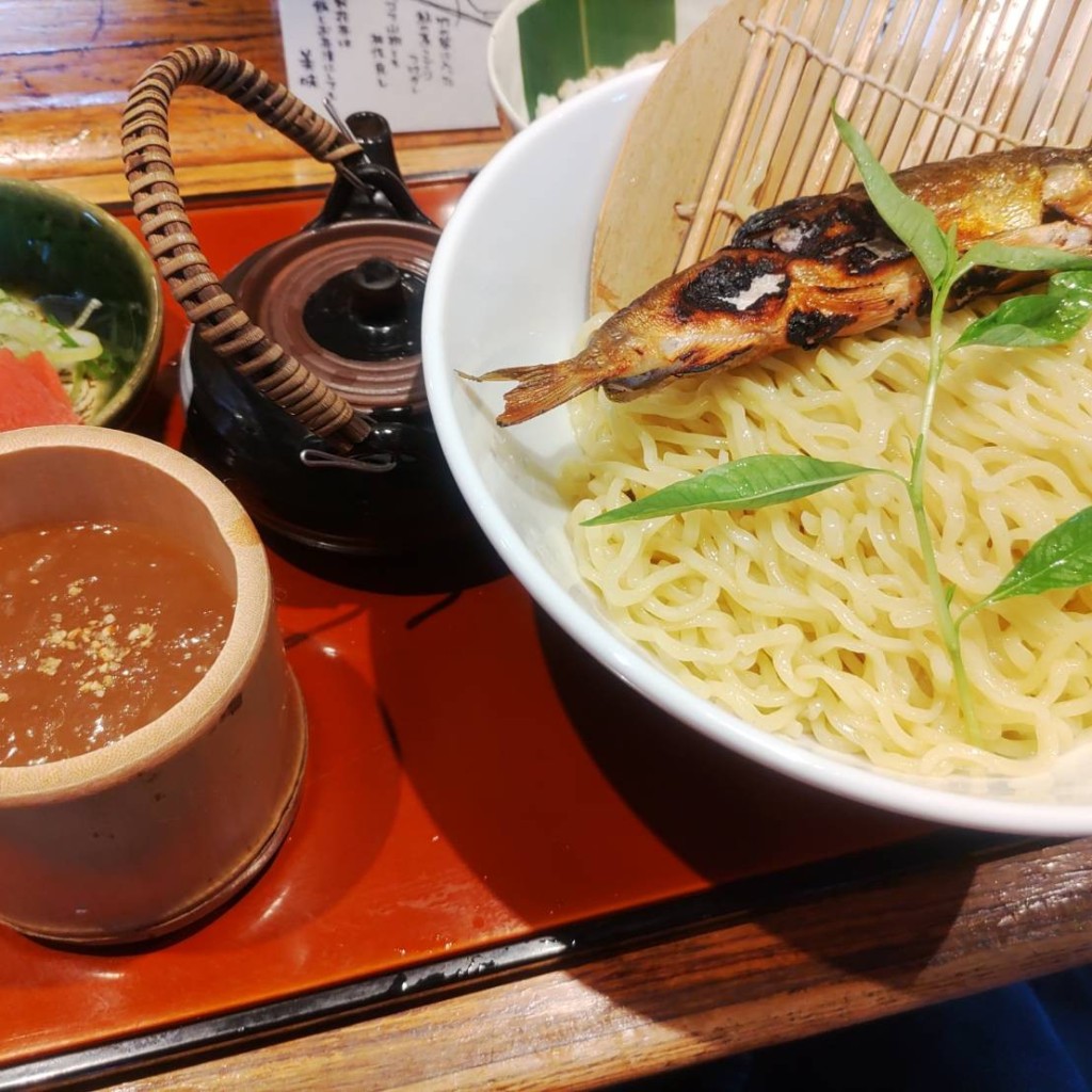 ユーザーが投稿した鮎涼ラーメンの写真 - 実際訪問したユーザーが直接撮影して投稿した玉川ラーメン / つけ麺鮎ラーメン 二子玉川本店の写真