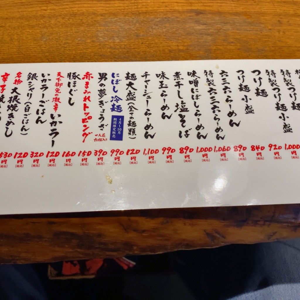 実際訪問したユーザーが直接撮影して投稿した江の木町つけ麺専門店麺や 六三六 江坂店の写真