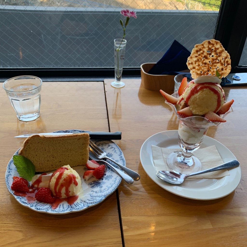 ユーザーが投稿したシフォンの写真 - 実際訪問したユーザーが直接撮影して投稿した宇宿カフェaview Cafe&Flowersの写真