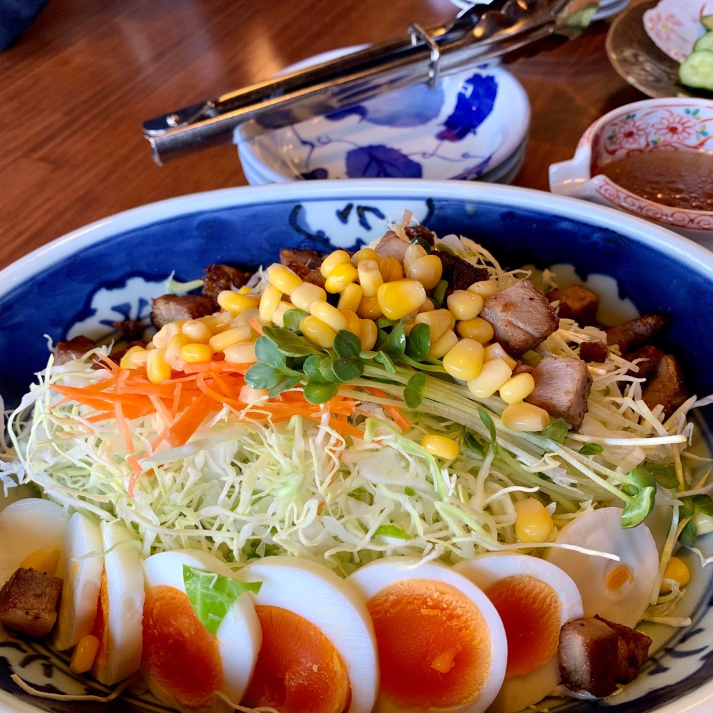 ユーザーが投稿したとき里サラダの写真 - 実際訪問したユーザーが直接撮影して投稿した立花町和食 / 日本料理とき里 伊万里本店の写真