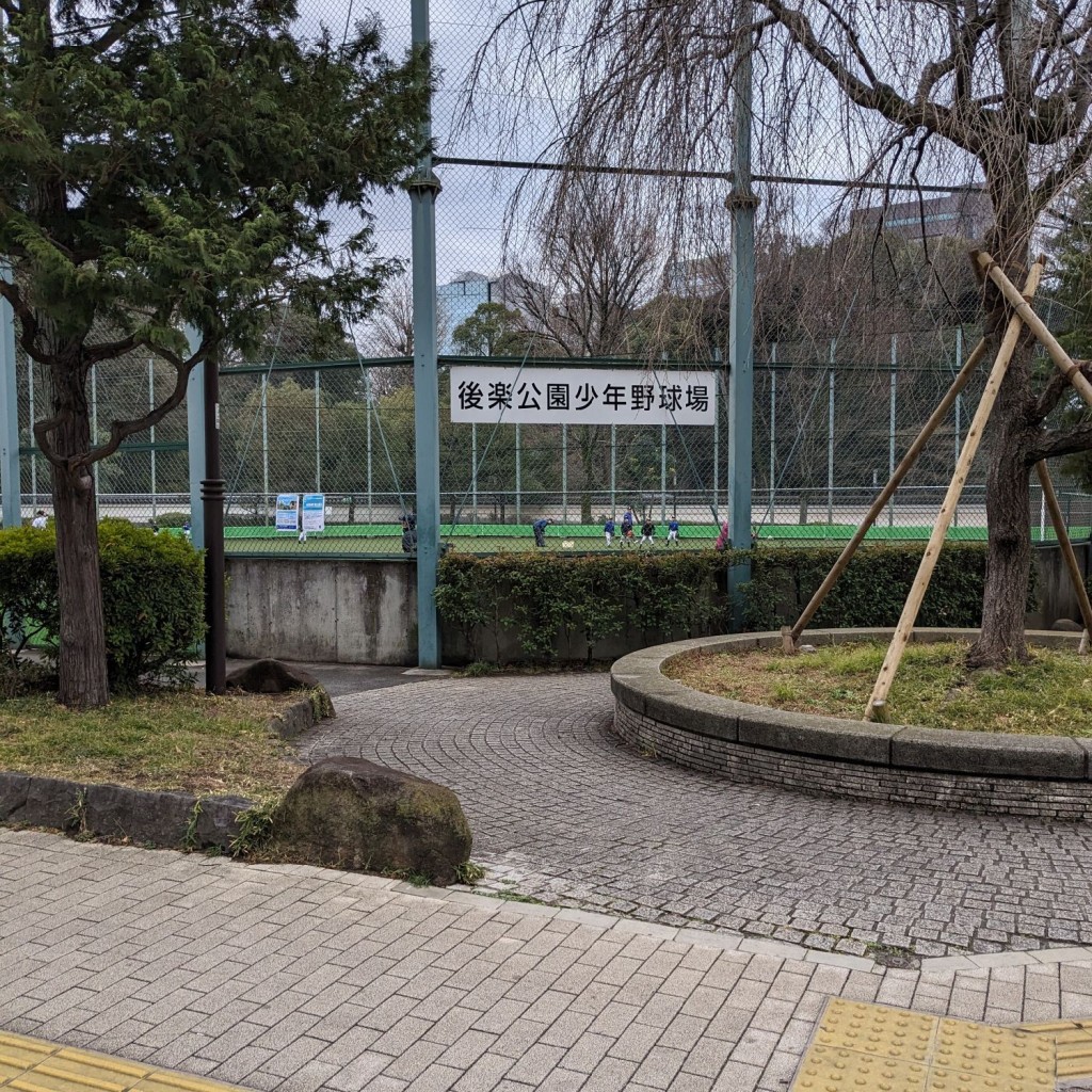 実際訪問したユーザーが直接撮影して投稿した後楽野球場後楽公園少年野球場の写真