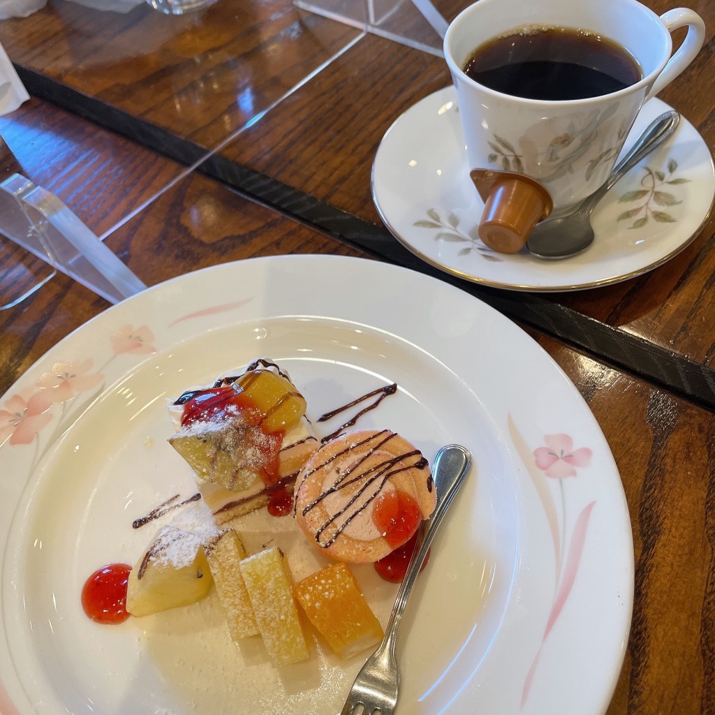 ユーザーが投稿した食後のデザートドリンクの写真 - 実際訪問したユーザーが直接撮影して投稿した徹明通洋食KITCHEN FUKUI 2ndの写真