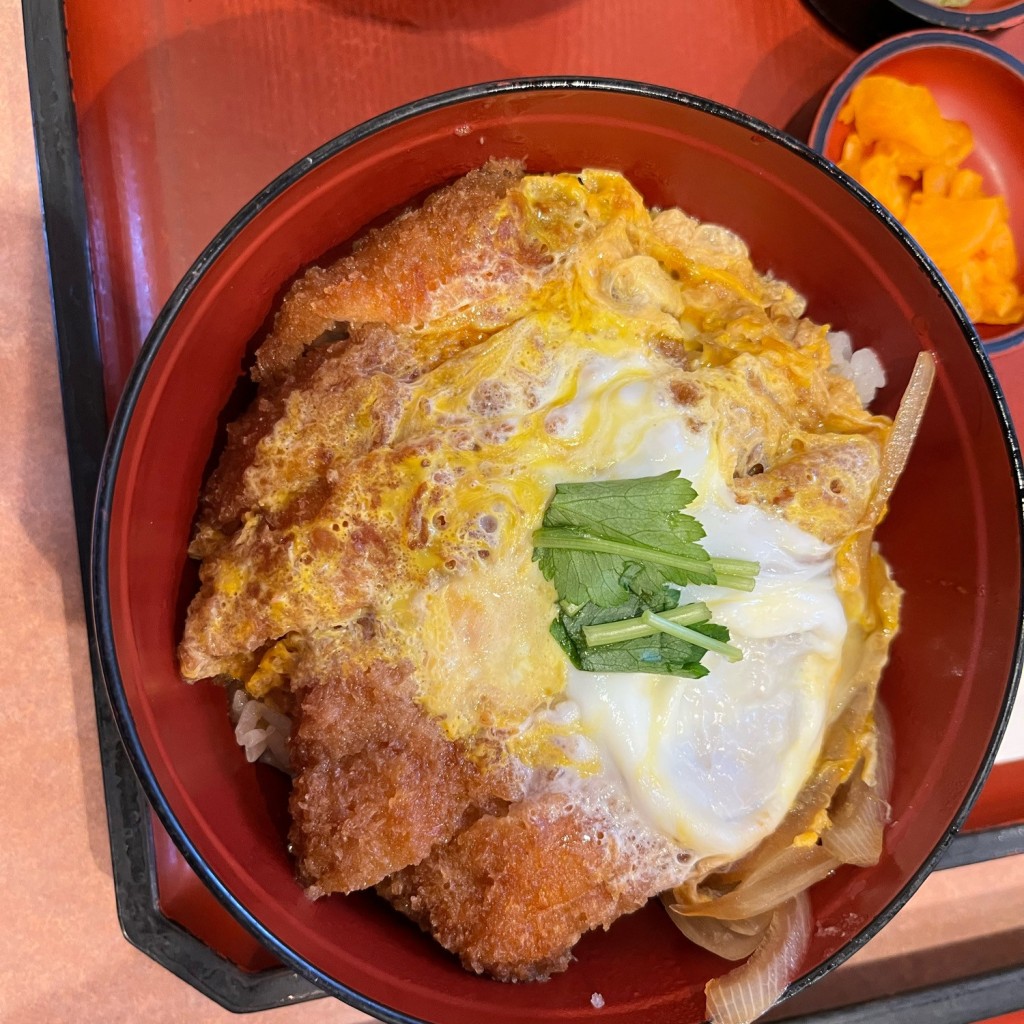 ユーザーが投稿したかつ丼ランチの写真 - 実際訪問したユーザーが直接撮影して投稿した天道町ファミリーレストランあいそ家 天道店の写真