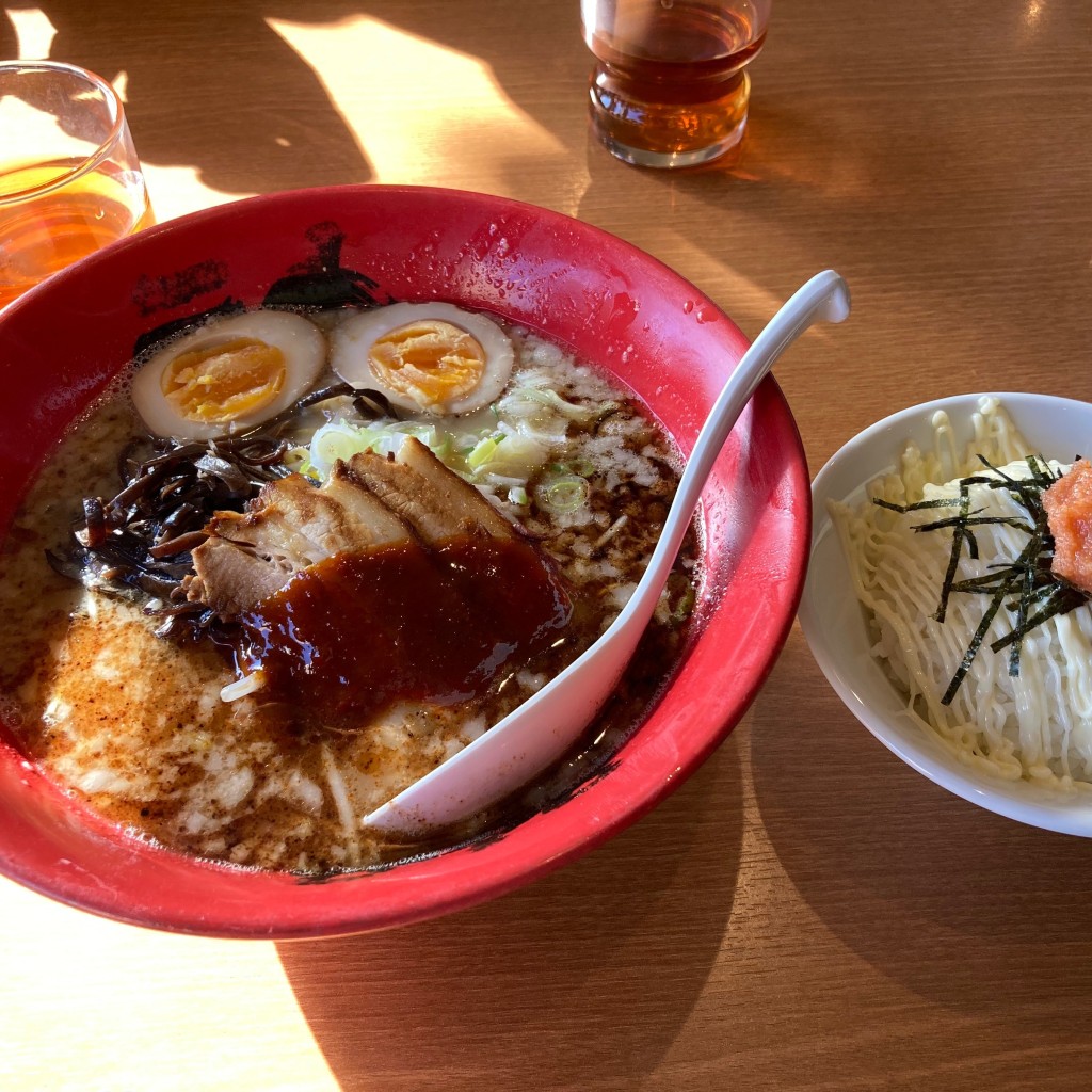 ぽこぽこぺーさんが投稿した渡橋町ラーメン専門店のお店拉麺屋神楽 出雲店/ラアメンヤカラクイズモテンの写真