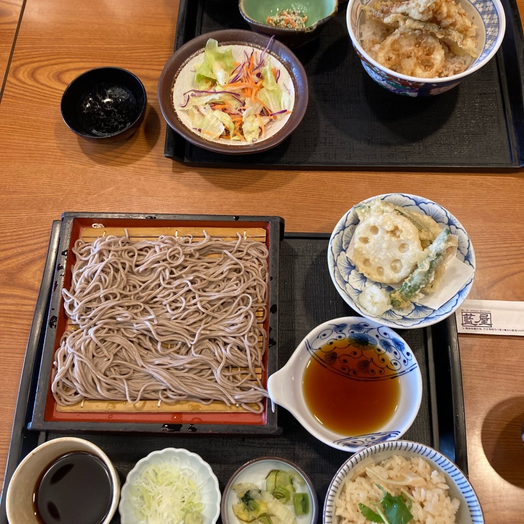 ユーザーが投稿したお昼のそば定食［温］の写真 - 実際訪問したユーザーが直接撮影して投稿した中央和食 / 日本料理藍屋 蕨中央店の写真