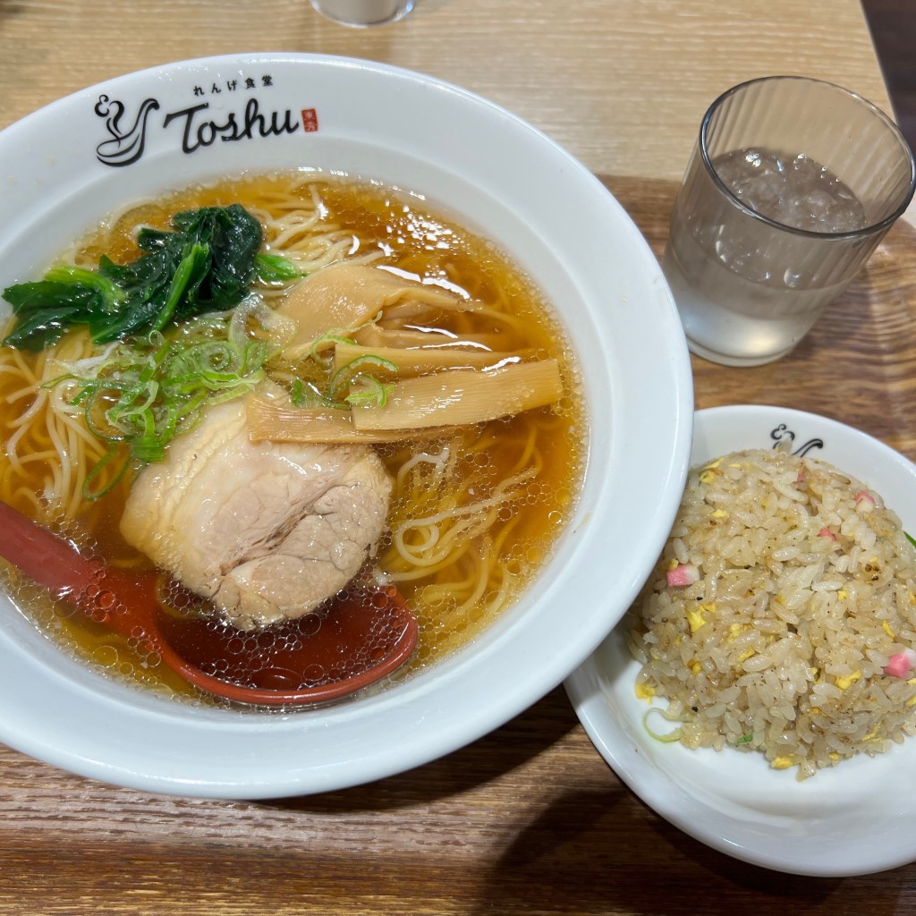 ユーザーが投稿した裏Cセットの写真 - 実際訪問したユーザーが直接撮影して投稿した宮崎中華料理れんげ食堂 Toshu 宮崎台店の写真