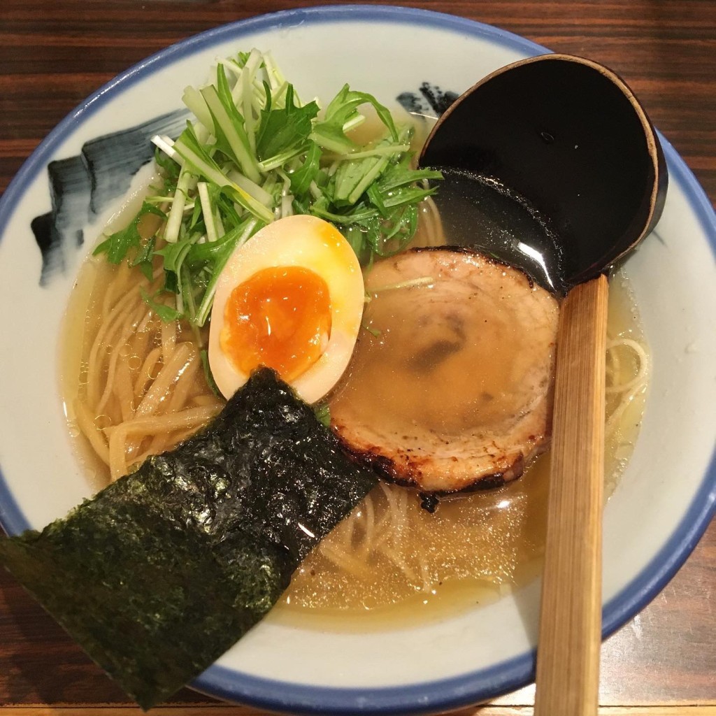 ユーザーが投稿した塩ラーメンの写真 - 実際訪問したユーザーが直接撮影して投稿した南幸ラーメン専門店AFURI 横浜ジョイナスの写真