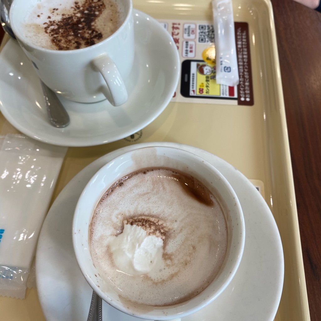 ユーザーが投稿したココアの写真 - 実際訪問したユーザーが直接撮影して投稿した上板橋カフェドトールコーヒーショップ 上板橋南口店の写真