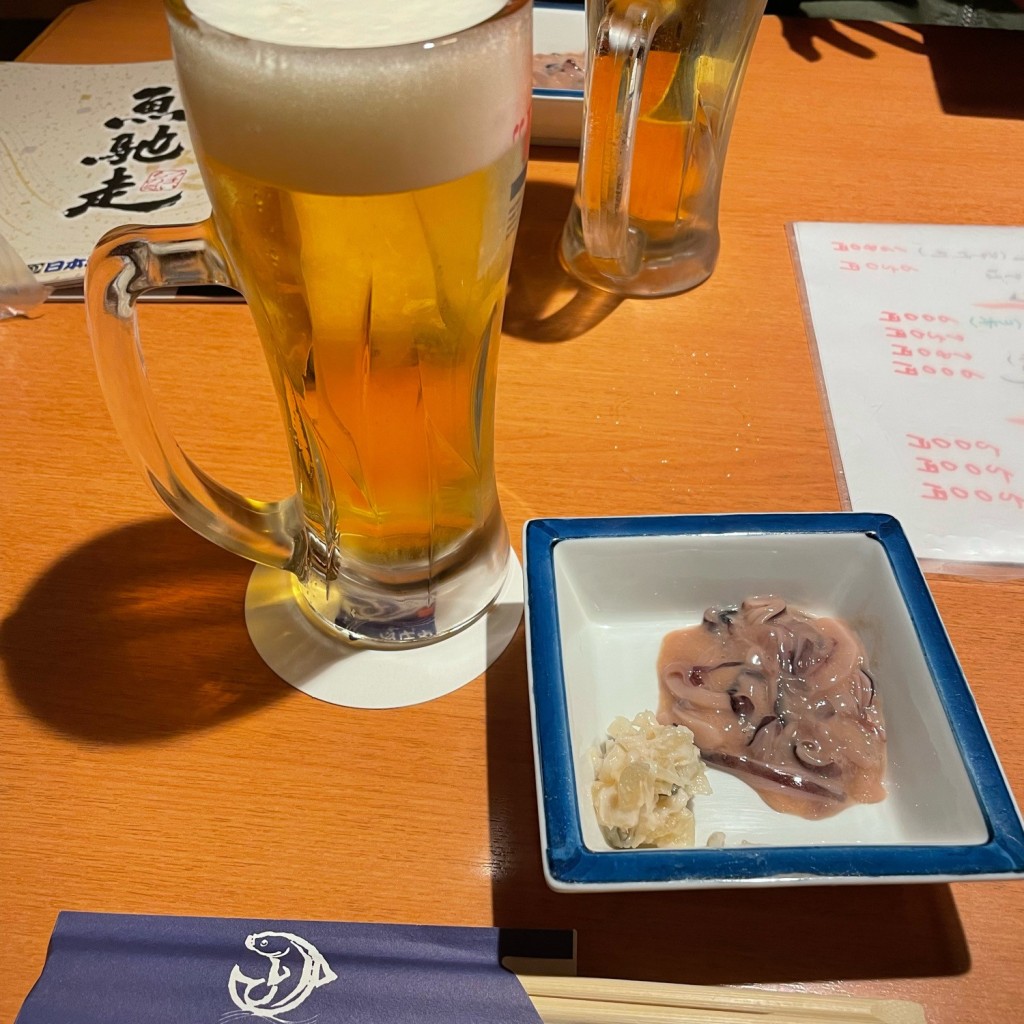 ユーザーが投稿した生ビールの写真 - 実際訪問したユーザーが直接撮影して投稿した花里町居酒屋日本海庄や 高山駅前店の写真