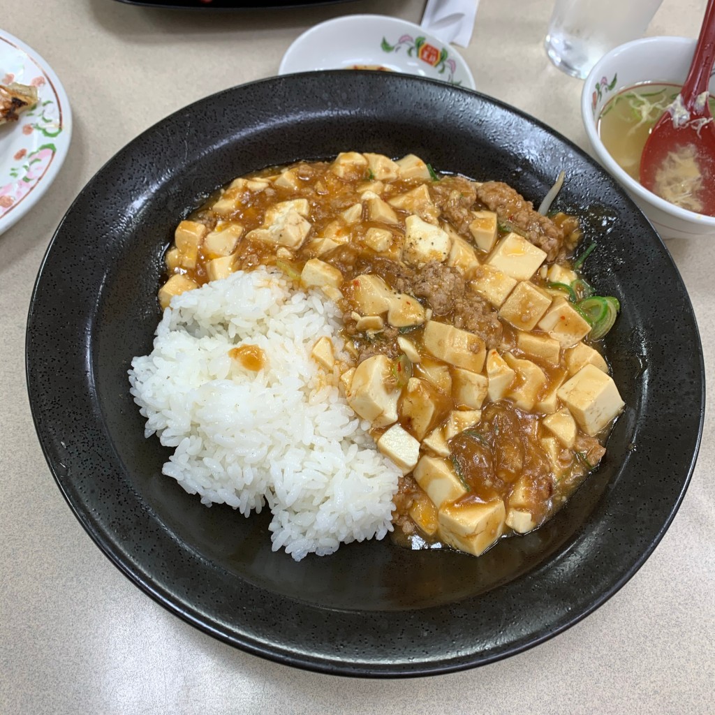 ユーザーが投稿したマーボー豆腐丼の写真 - 実際訪問したユーザーが直接撮影して投稿した押熊町餃子餃子の王将 押熊店の写真