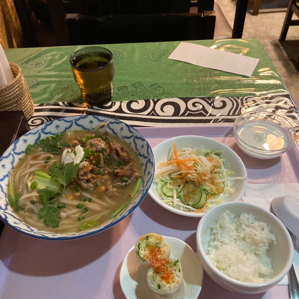 ユーザーが投稿した週替わりランチの写真 - 実際訪問したユーザーが直接撮影して投稿した富士見タイ料理タイ料理 ロッディーの写真
