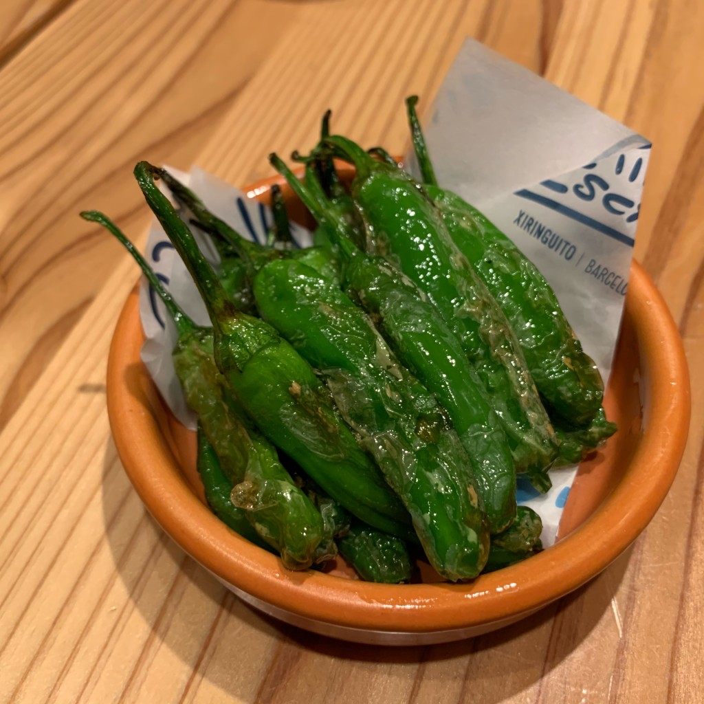 ユーザーが投稿したししとうのフリットの写真 - 実際訪問したユーザーが直接撮影して投稿した渋谷スペイン料理チリンギートエスクリバの写真