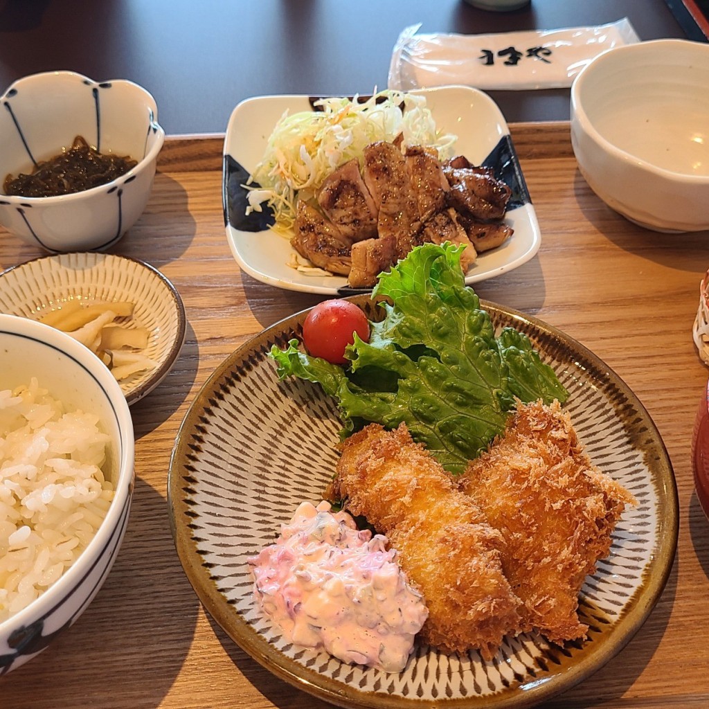 ユーザーが投稿した日替わり定食Lunchの写真 - 実際訪問したユーザーが直接撮影して投稿した原上居酒屋うまや福岡新宮店の写真