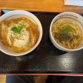 Fかつ丼ランチうどん - 実際訪問したユーザーが直接撮影して投稿した尾崎町とんかつかつさと 安城店の写真のメニュー情報