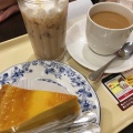 ケーキセット - 実際訪問したユーザーが直接撮影して投稿した栄カフェドトールコーヒーショップ 名古屋栄店の写真のメニュー情報